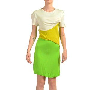 Versace Versus Women's Multi-Color Short Sleeve Mini Dress US XS IT 38